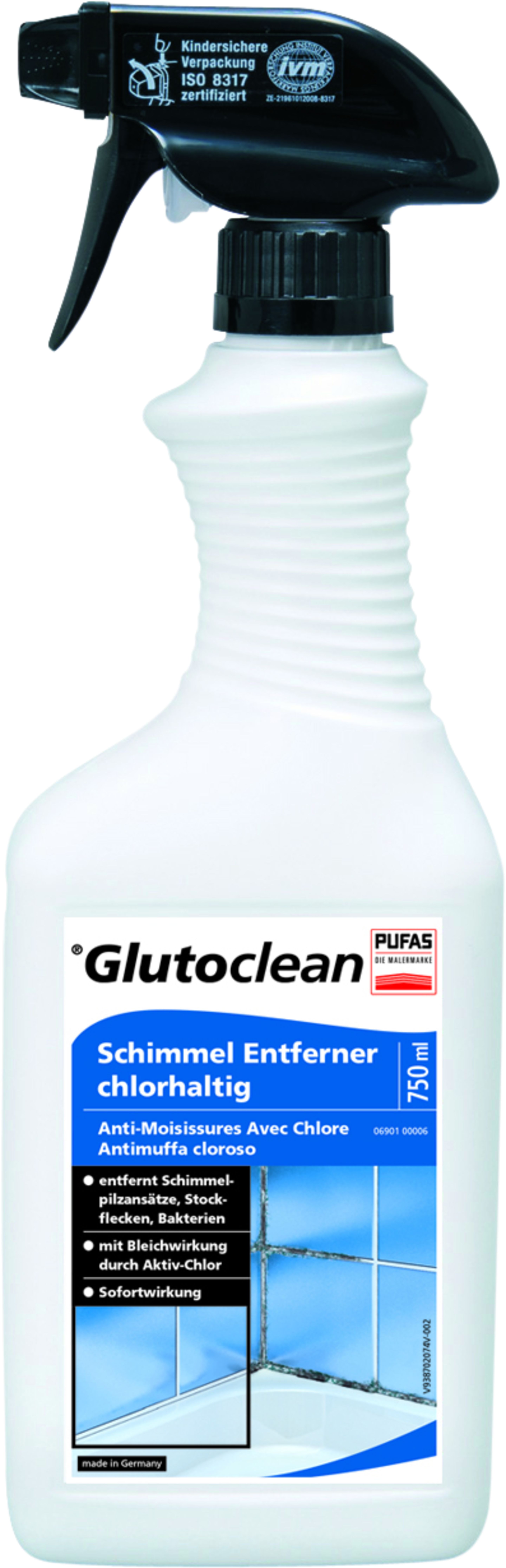 Glutoclean Schimmelentferner chlorhaltig 750 ml